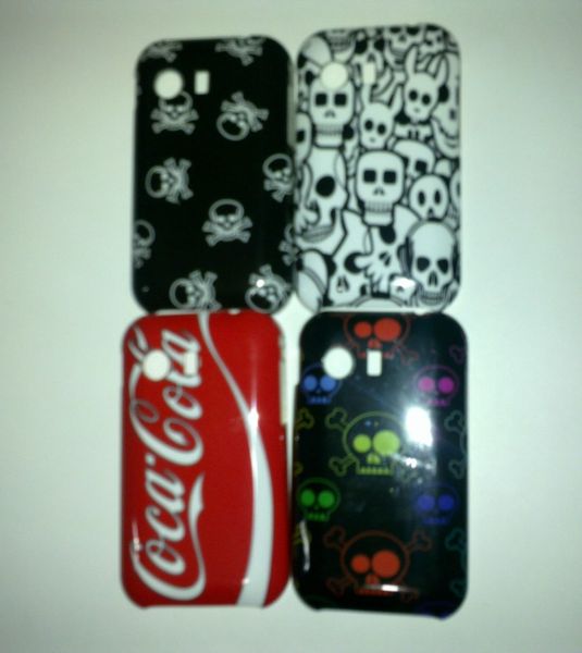 Case Acrílica Caveira E Coca-cola Samsung Galaxy Y Ace