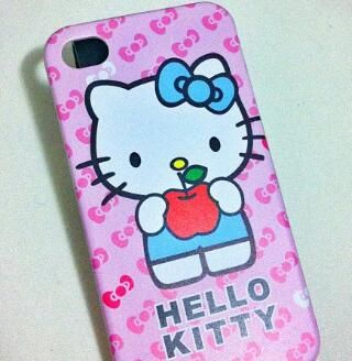 Case para iphone 4/4s Hello Kity Rosa